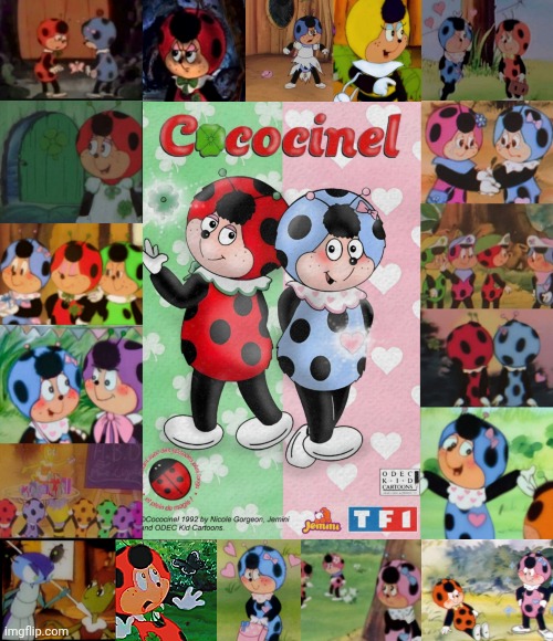 Cococinel 1992 (Cocomiel) TV series | image tagged in cococinel,retro cartoon,vhs,lost media | made w/ Imgflip meme maker