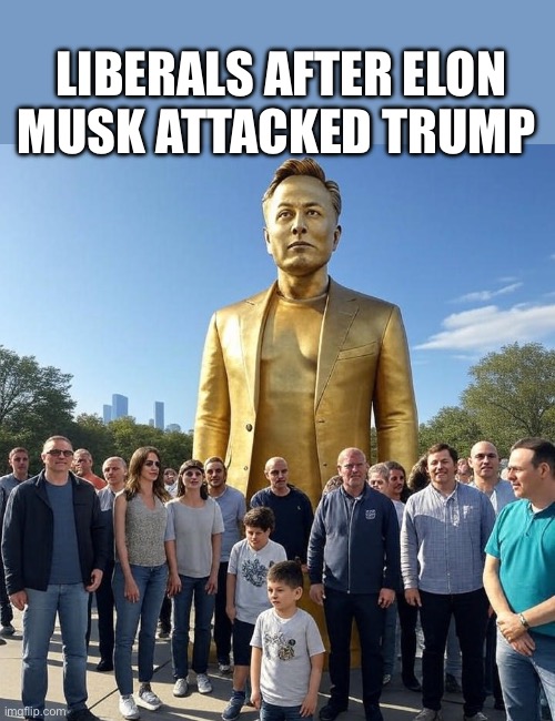 Post Elon | LIBERALS AFTER ELON MUSK ATTACKED TRUMP | image tagged in elon musk,donald trump,politics,political meme,liberals,leftists | made w/ Imgflip meme maker