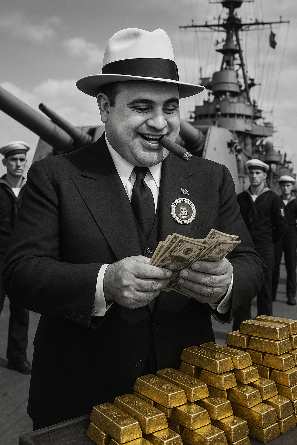 High Quality Alcapone as president meme Blank Meme Template