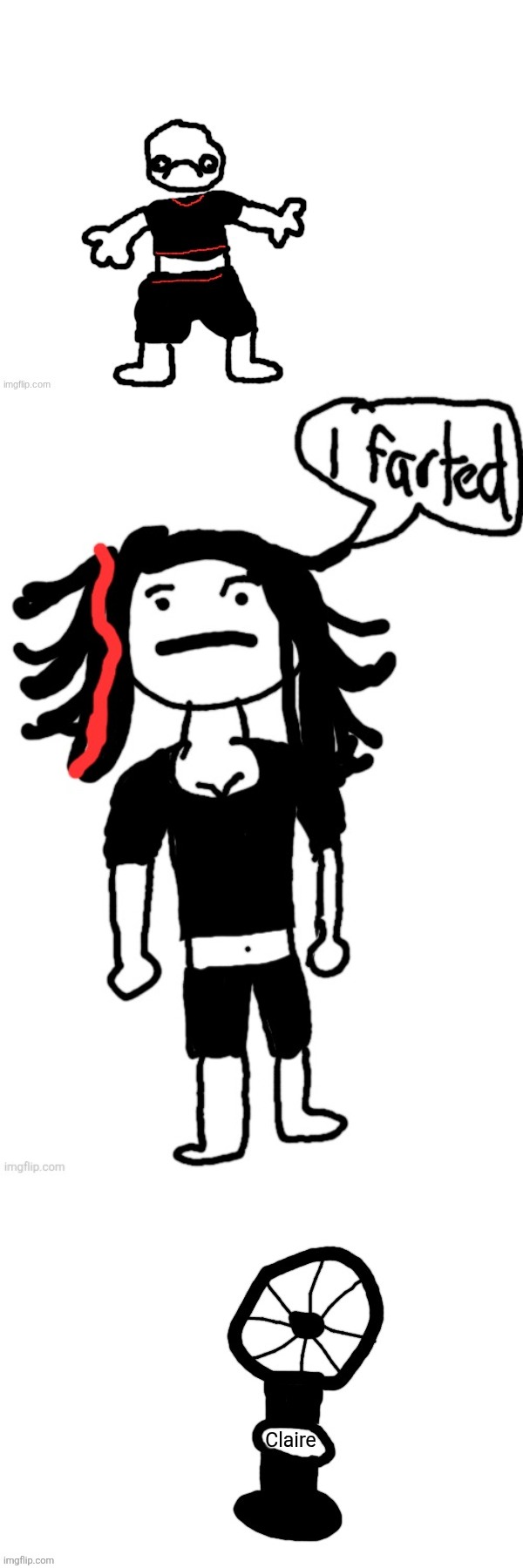 All Claire fanart I've received so far this month | made w/ Imgflip meme maker