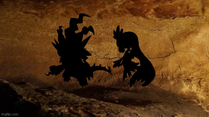 2 cave paintings.mp3 | image tagged in kage and melody,kage,melody | made w/ Imgflip meme maker