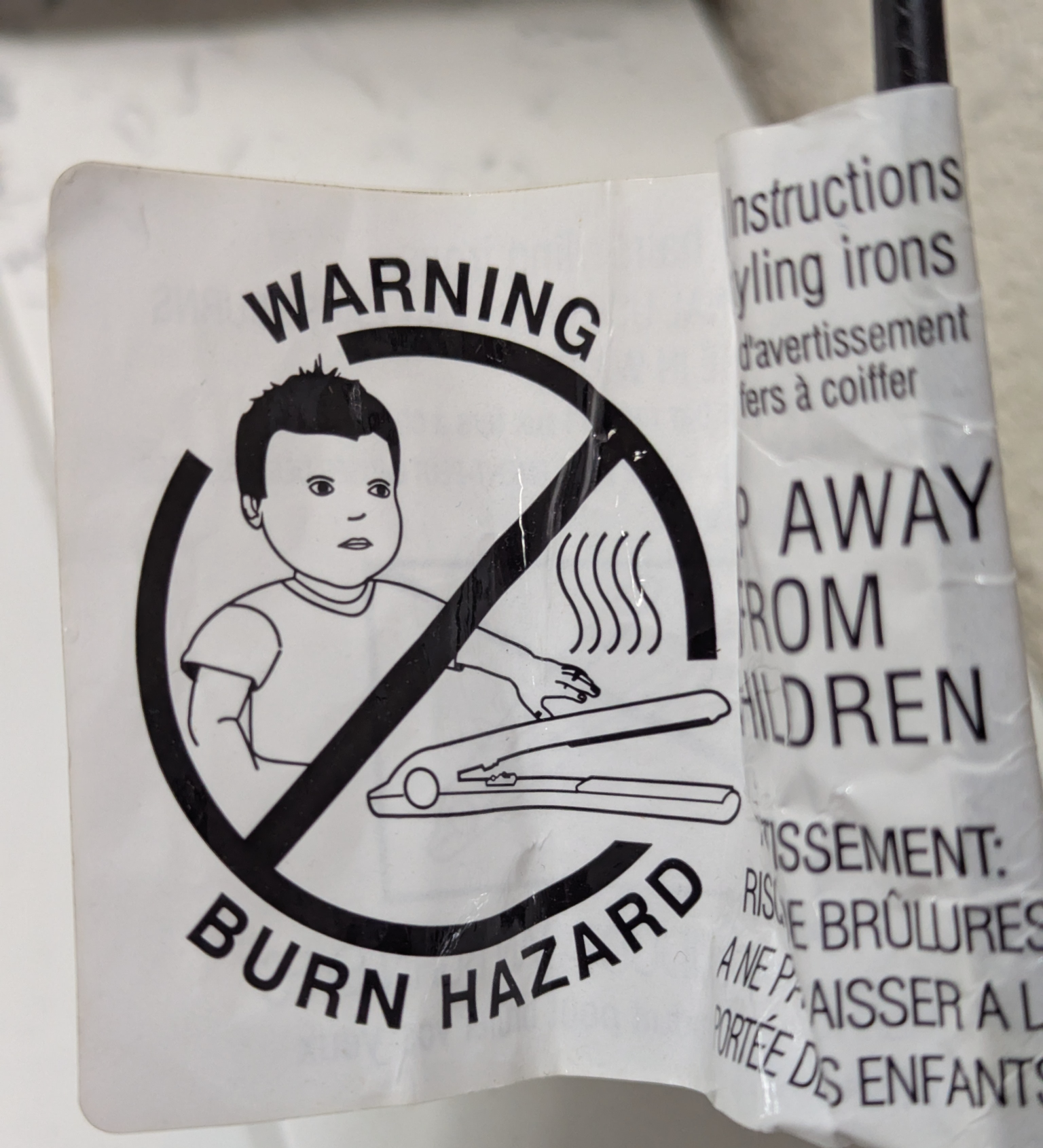 WARNING: BURN HAZARD Blank Meme Template