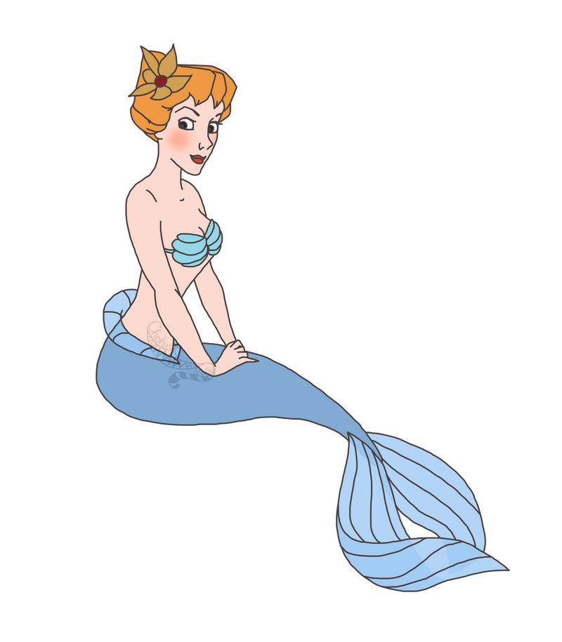 Annie mermaid Blank Meme Template