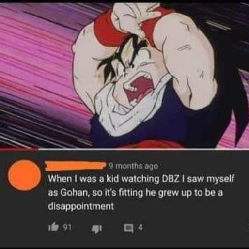 gohan youtube Blank Meme Template