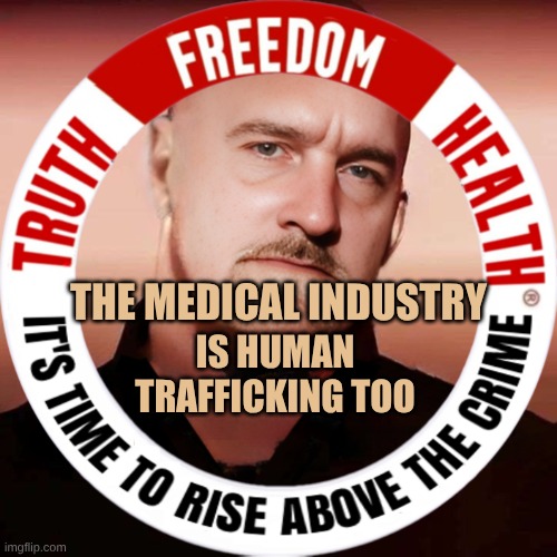 Truth, Freedom, Health. | THE MEDICAL INDUSTRY; IS HUMAN TRAFFICKING TOO | image tagged in truth freedom health,corruption,health,luigi,traffic,money | made w/ Imgflip meme maker