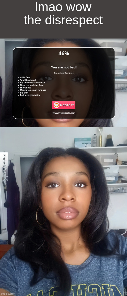 lmao wow the disrespect | made w/ Imgflip meme maker