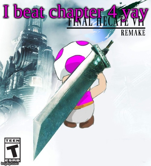 definitely the best chapter | I beat chapter 4 yay | image tagged in final hecate vii thank you disco | made w/ Imgflip meme maker