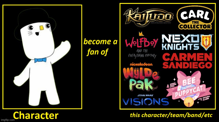 What if Liddo (Kinderwood)'s 8 fan-favorite shows he become a fan of. (Credit to MagicalKeyPizzaDan and Inspired by Mico) | image tagged in meme,memes,what if,fan favorite,kinderwood,deviantart | made w/ Imgflip meme maker