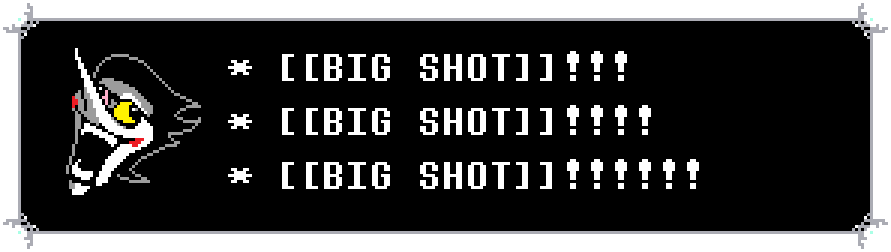 [[BIG SHOT]]!!! Spamton Deltarune Textbox Meme Template