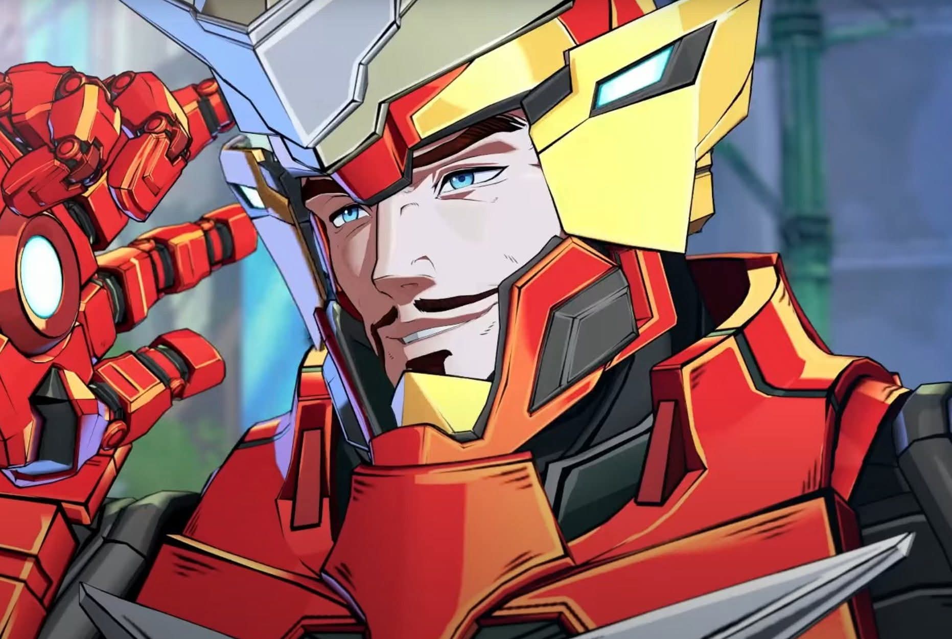 Marvel Tōkon Iron Man / Jarvis Blank Meme Template