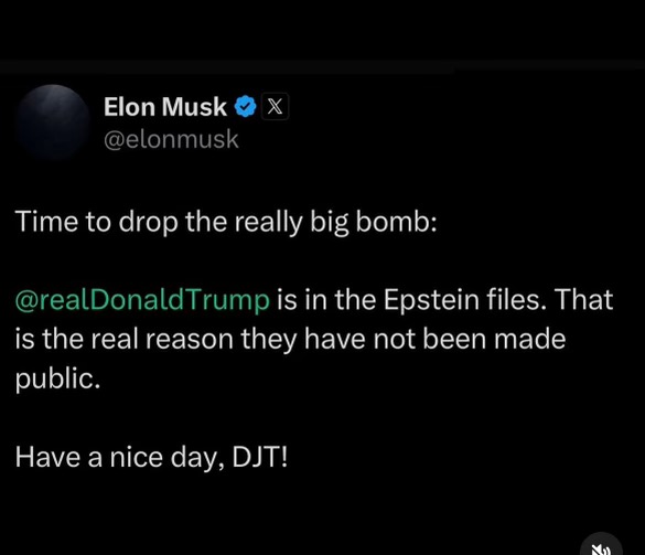 Trump Epstein tweet Blank Meme Template