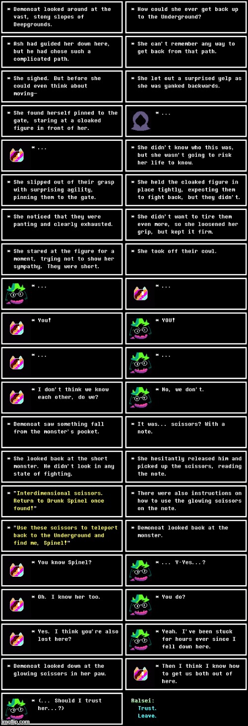 Ralsei. (Chapter 46) | image tagged in undertale,understream,textbox,corruption,chapter,chapters | made w/ Imgflip meme maker