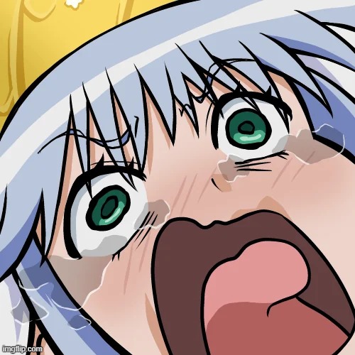 index screaming | image tagged in index screaming,anime | made w/ Imgflip meme maker