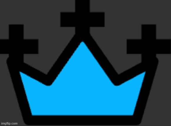 Blue crown icon | image tagged in blue crown icon | made w/ Imgflip meme maker