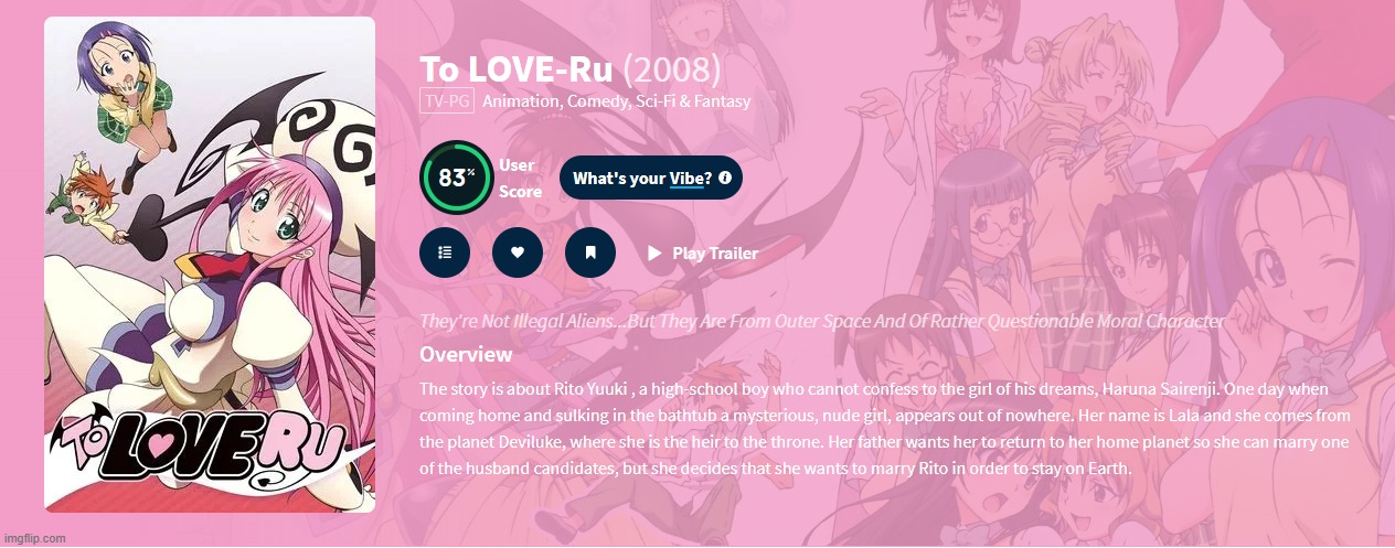 I did it, I used inspect element on to love ru to change the age rating and think it's kid friendly, hahaha | image tagged in to love ru,inspect element,laughing | made w/ Imgflip meme maker