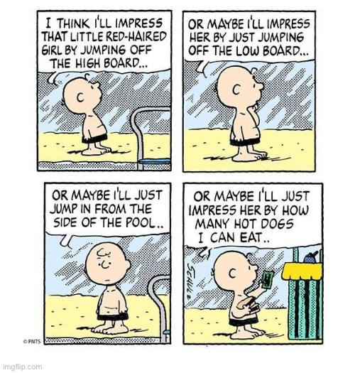 Peanuts | image tagged in comics,peanuts,charlie brown,pool | made w/ Imgflip meme maker