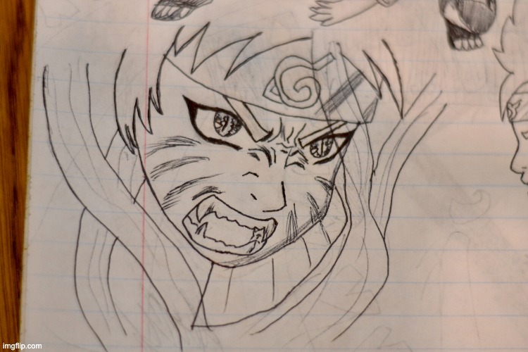 naruto in nine-tailed fox state (child version) | image tagged in anime,memes | made w/ Imgflip meme maker