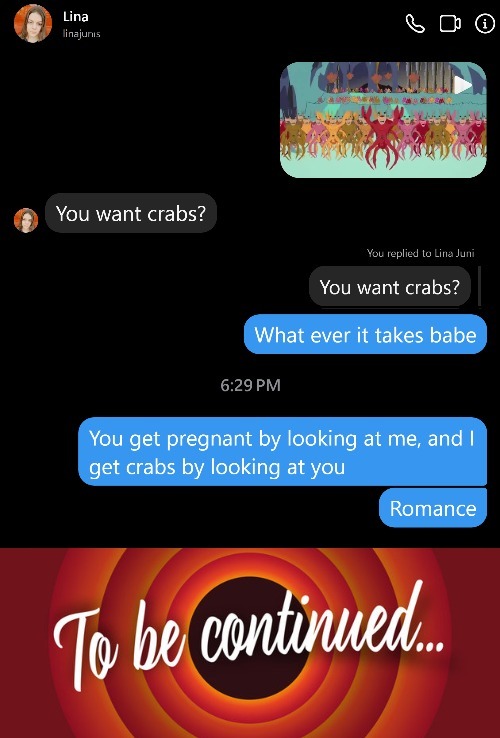 Sweet banter | image tagged in dirty mind,nsfw,chat,banter,funny | made w/ Imgflip meme maker