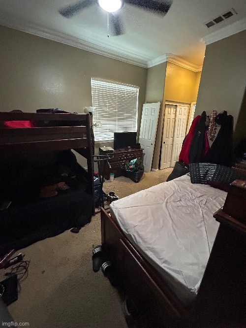 Yeah. This room is a disaster. I don’t think Sans would approve of this. | image tagged in sans of topic | made w/ Imgflip meme maker