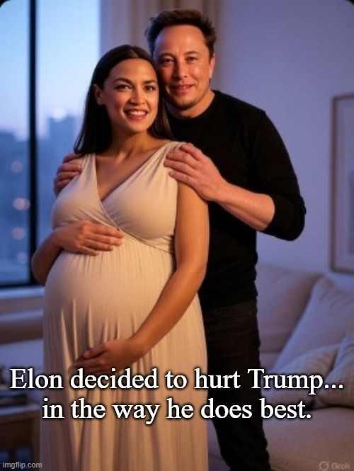 Elon Musk Strikes Back! | Elon decided to hurt Trump...
in the way he does best. | image tagged in elon musk,donald trump,aoc,conservatives,maga | made w/ Imgflip meme maker