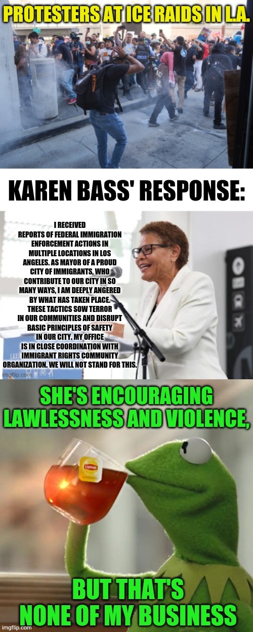 If She's Not Condemning It, Isn't She Aiding In It? | image tagged in memes,mayor,angery,ice,raid,los angeles | made w/ Imgflip meme maker