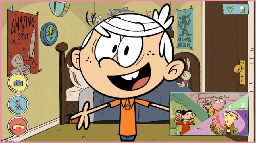 Lincoln Has a Video Call with the Ed Boys | image tagged in the loud house,nickelodeon,cartoon network,lincoln loud,ed edd n eddy,memes | made w/ Imgflip meme maker