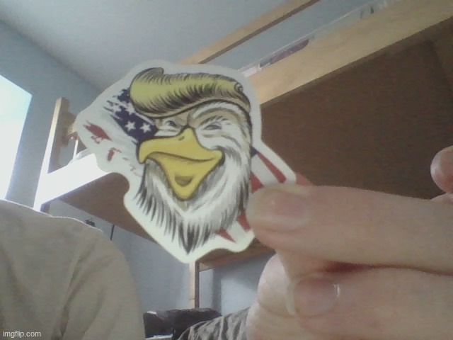 I bought trump stickers | made w/ Imgflip meme maker