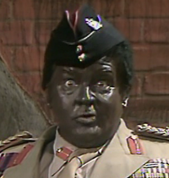 Black Benny Hill Blank Meme Template