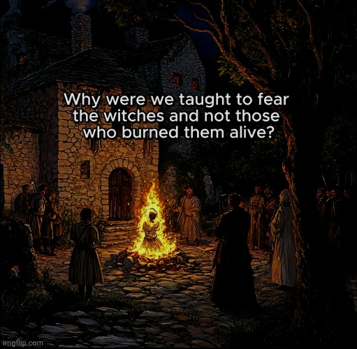And by a witch I mean a woman who solved a 1+1 equation | made w/ Imgflip meme maker