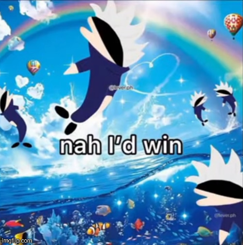 中 | image tagged in gojo symphony | made w/ Imgflip meme maker