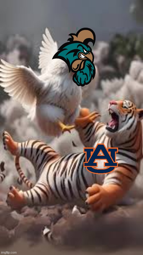 Coastal Carolina meme | image tagged in memes,north carolina,baseball,ncaa,college football,auburn | made w/ Imgflip meme maker