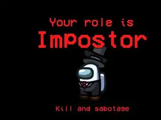 High Quality Impostor Role Amongus Blank Meme Template