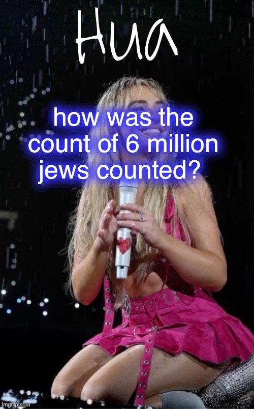 I guarantee the Nazis didnt keep a count | how was the count of 6 million jews counted? | image tagged in hua temp | made w/ Imgflip meme maker