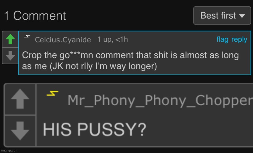 There you go | image tagged in his pussy | made w/ Imgflip meme maker