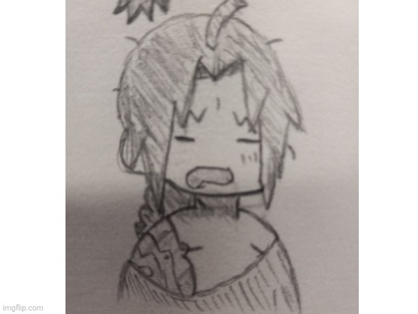 I'M NOT DEAD. WILL COME BACK WHEN HAVE NEW PHONE, I'LL UPDATE ON TEA. READ COMMENT. | image tagged in edward elric 1,fullmetal alchemist,drawing | made w/ Imgflip meme maker