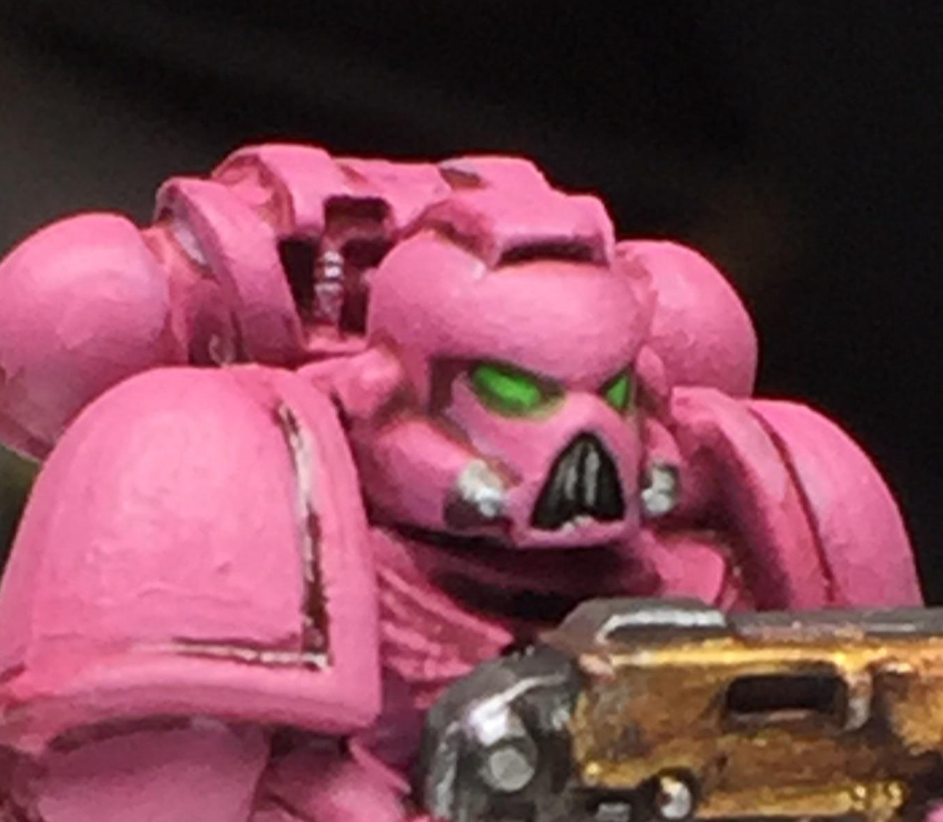 Pink Space Marine Blank Meme Template