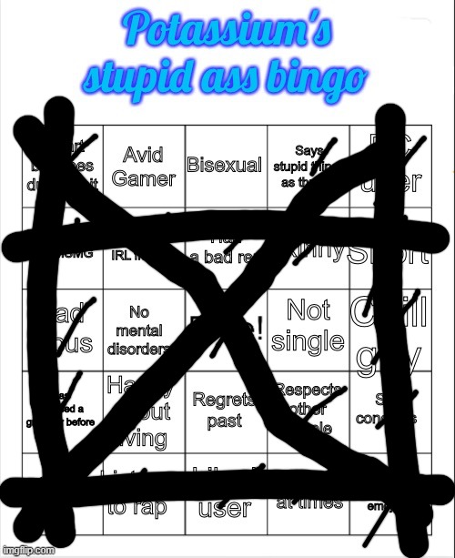 twin? | image tagged in potassium's stupid ass bingo | made w/ Imgflip meme maker