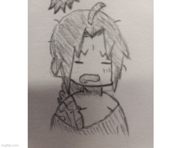 Art of Edward Elric from Fullmetal Alchemist, drawn by me! :] | image tagged in fullmetal alchemist,drawing,anime | made w/ Imgflip meme maker