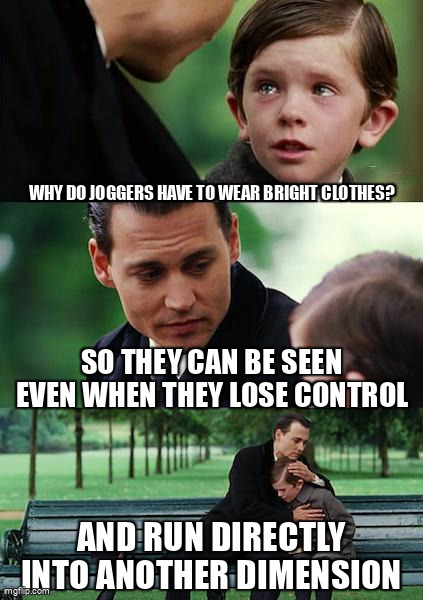 lost control jogger