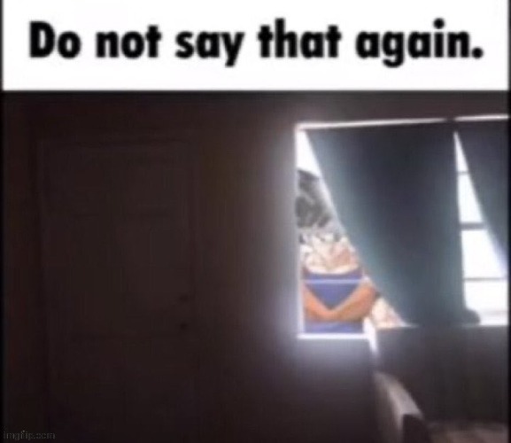 do not say that again | image tagged in do not say that again | made w/ Imgflip meme maker