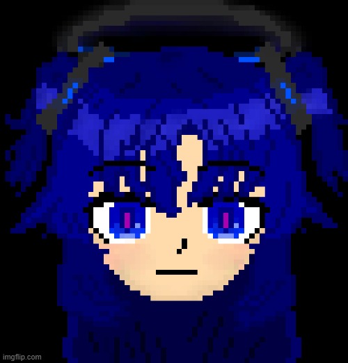Hayase Yuuka Finished sprite :D | image tagged in hayase yuuka,yuuka,blue archive | made w/ Imgflip meme maker