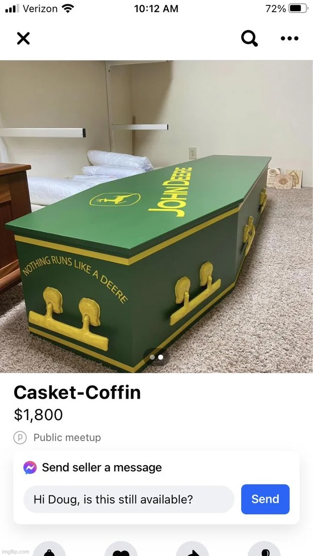 if I die, my cause of death will be "natural selection" and this will be my coffin. | made w/ Imgflip meme maker