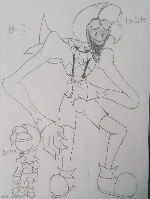 Mr. S ('25 Retake) | image tagged in mario's madness,ocs,exe,drawing | made w/ Imgflip meme maker