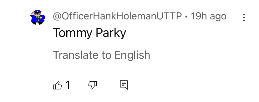 Tommy Parky Blank Meme Template