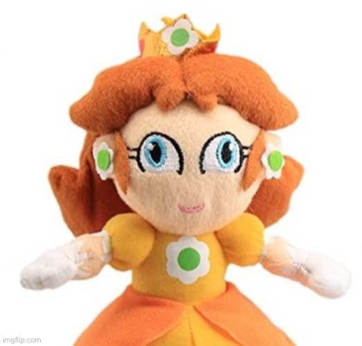 Daisy Plush | image tagged in plush,princess daisy | made w/ Imgflip meme maker