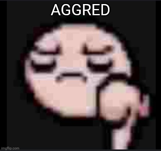 Issac thumbs down | AGGRED | image tagged in issac thumbs down | made w/ Imgflip meme maker