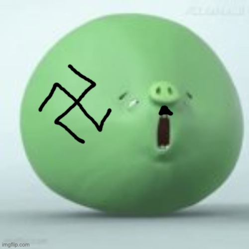 animevac ass meme | image tagged in angry birds pig | made w/ Imgflip meme maker