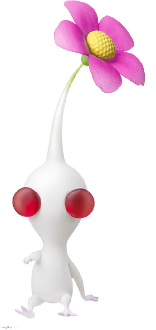 White Pikmin 3 | image tagged in white pikmin 3 | made w/ Imgflip meme maker