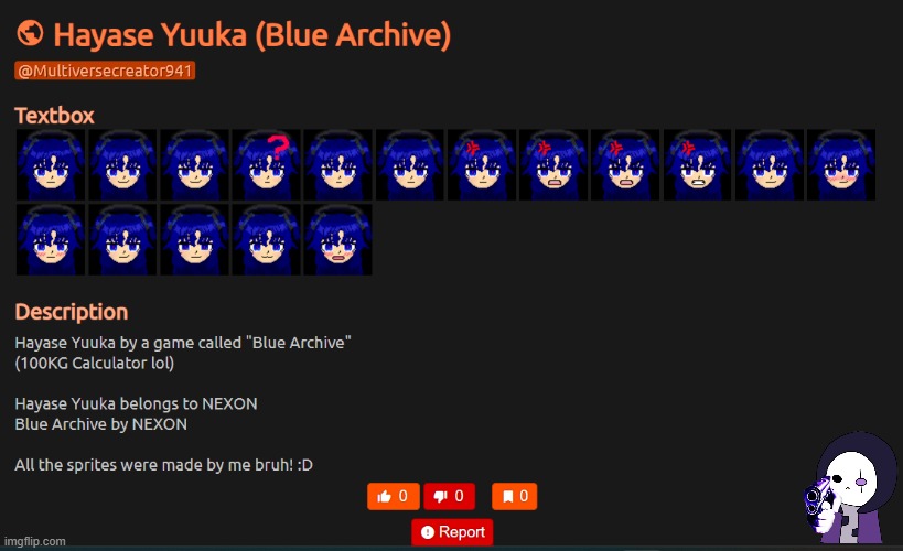 BRUH https://www.demirramon.com/user_content/undertale_character/Multiversecreator941/hayase-yuuka-blue-archive | image tagged in hayase yuuka,blue archive,bruh,ut textbox series,understream | made w/ Imgflip meme maker