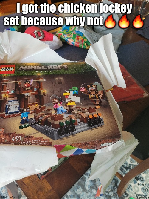 i got the chicken jockey set because why not🔥🔥🔥 | made w/ Imgflip meme maker
